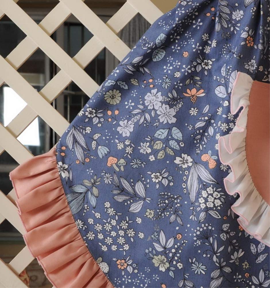 Delantal de cocina para mujer CRB Fashion | Delantales de cocina para mujer, con bolsillo (azul azul)