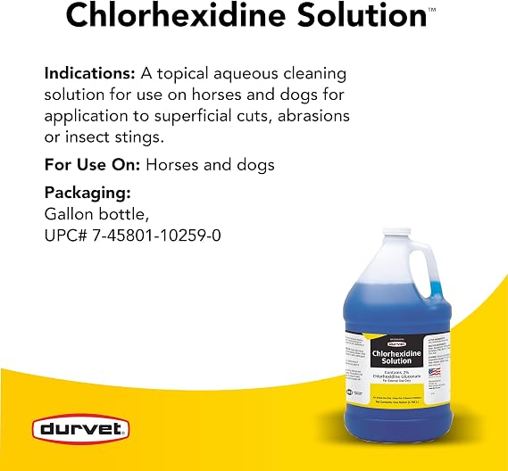 Chlorhexidine 2% for Horses & Dogs, One Gallon