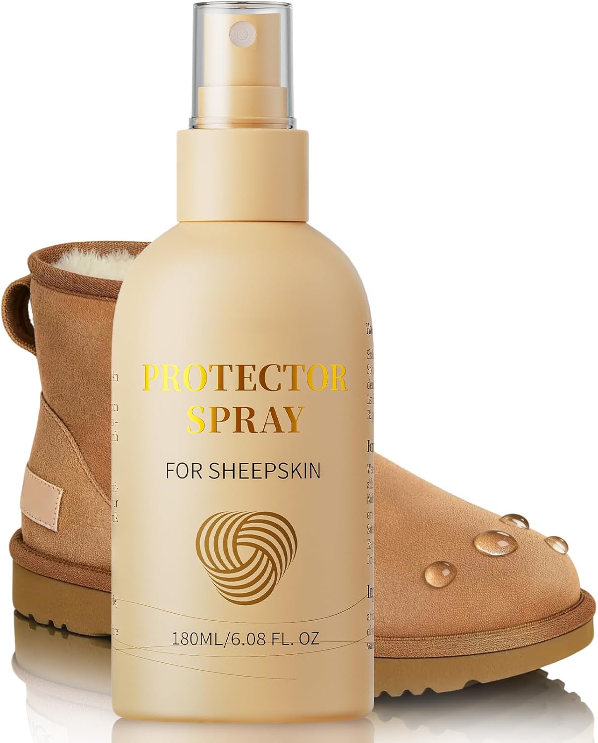 Suede Shoe Waterproof Spray: Water Repellent Protection for Sheepskin Nubuck Boots and Shoes for Rain Snow Daily Wear