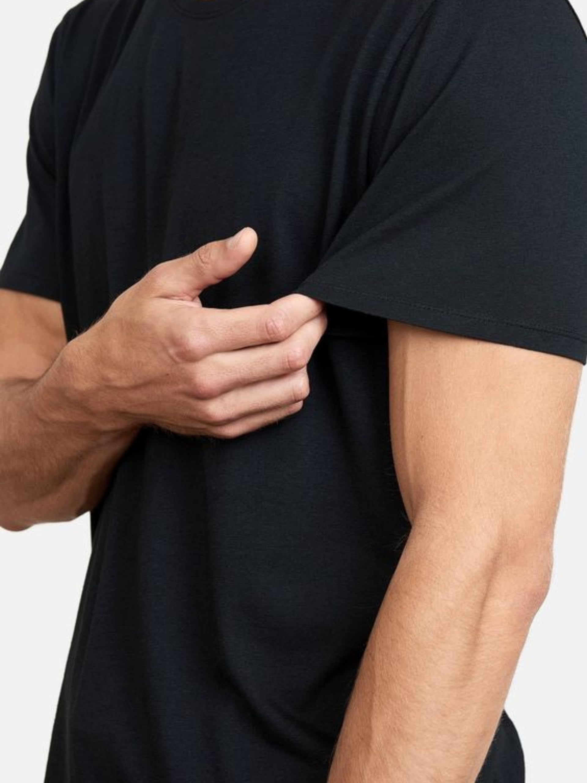 Liabel 3 Stück Herren T-Shirt Unterwäsche Baumwolle 100% ComfortFit | Weichheit und Atmungsaktivität | Herren T-Shirt ideal für alle Aktivitäten