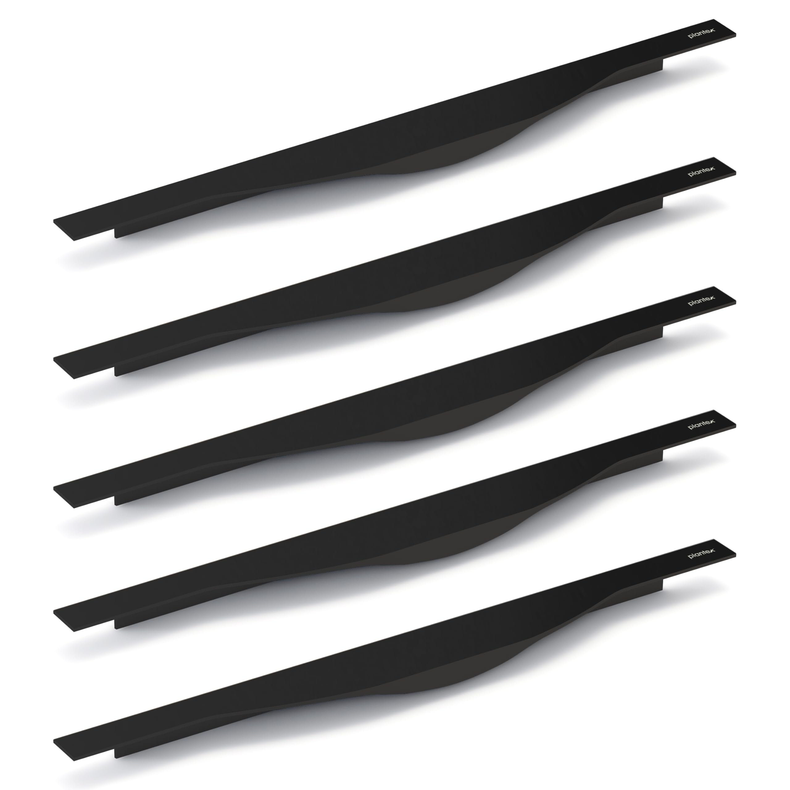 Plantex Profile Handle for Kitchen Cabinet/18 Inch Aluminium Drawer Profile Handle/Wardrobe Pull Handle for Home/Office/Hotel - Pack of 5 (Black) — Amazon image 24