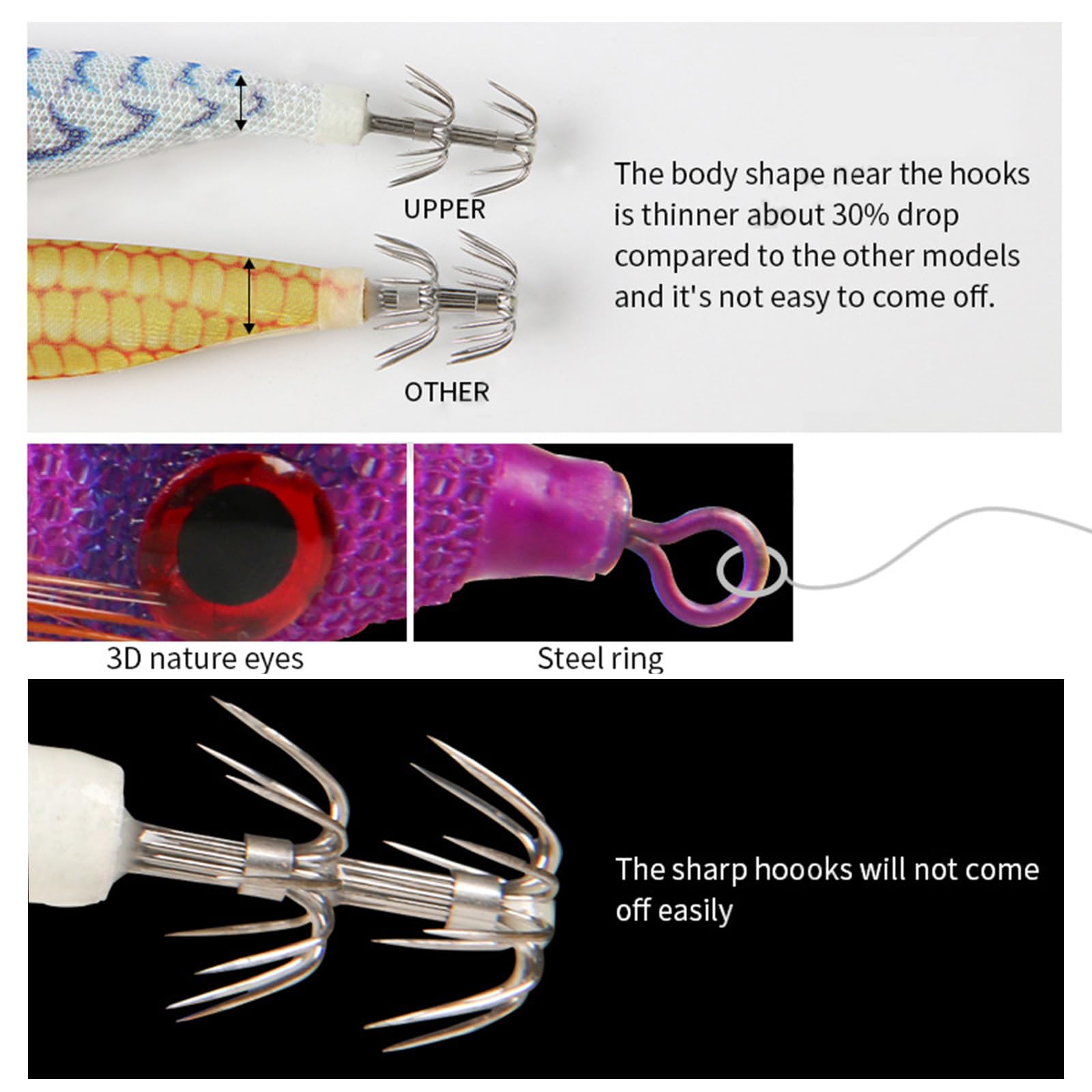 10 Esche Da Pesca Fluorescenti In Gel Di Silicio – Luminose E Morbide – Design Durevole – Lunghezza 5,5 Cm – Perfette Per Pesca In Acque Scure E Notturna