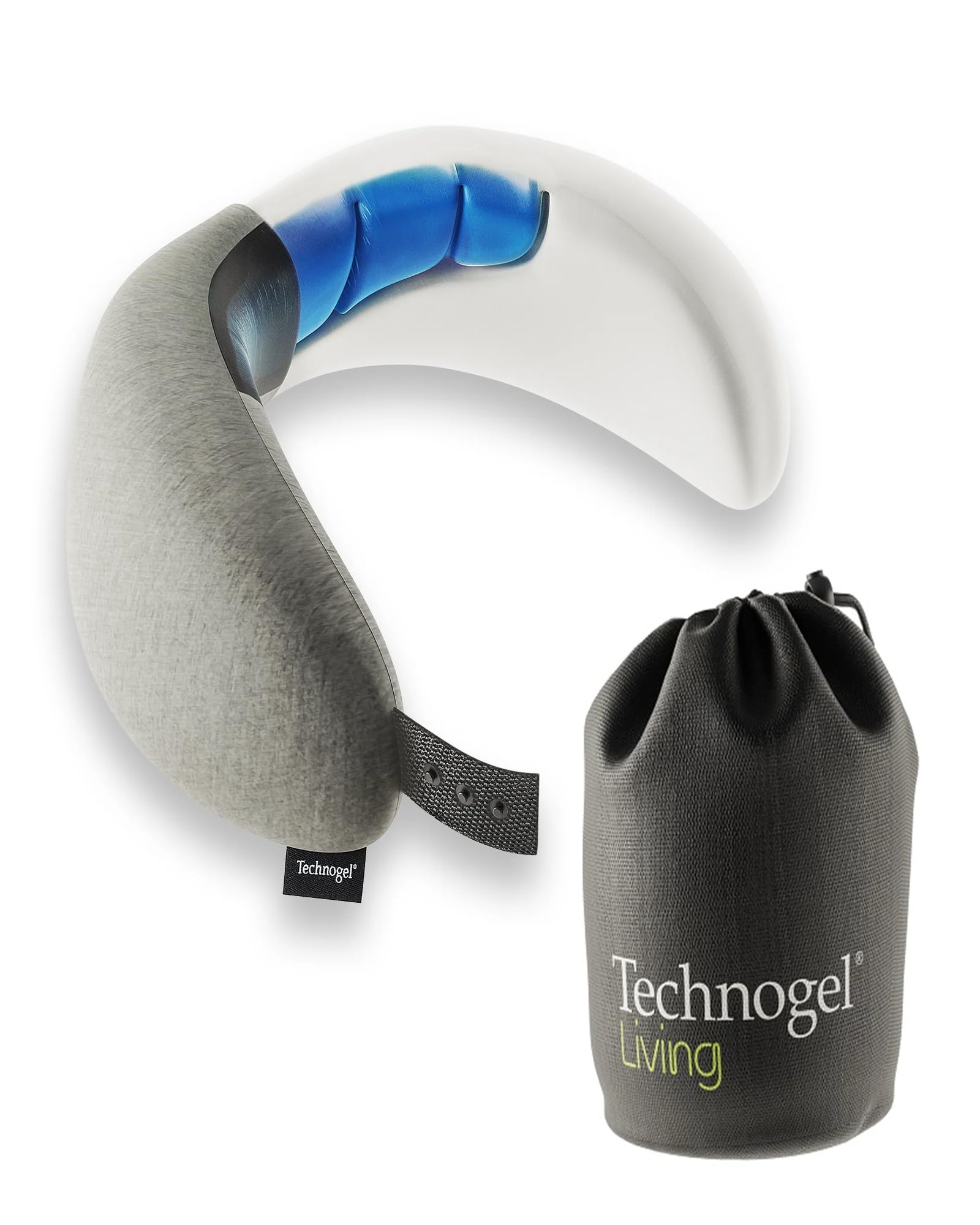 【新品】TechnogelConvexoAdjustablePillow Amazon.com: Technogel 2IN1 Travel Neck Pillow with Gel I