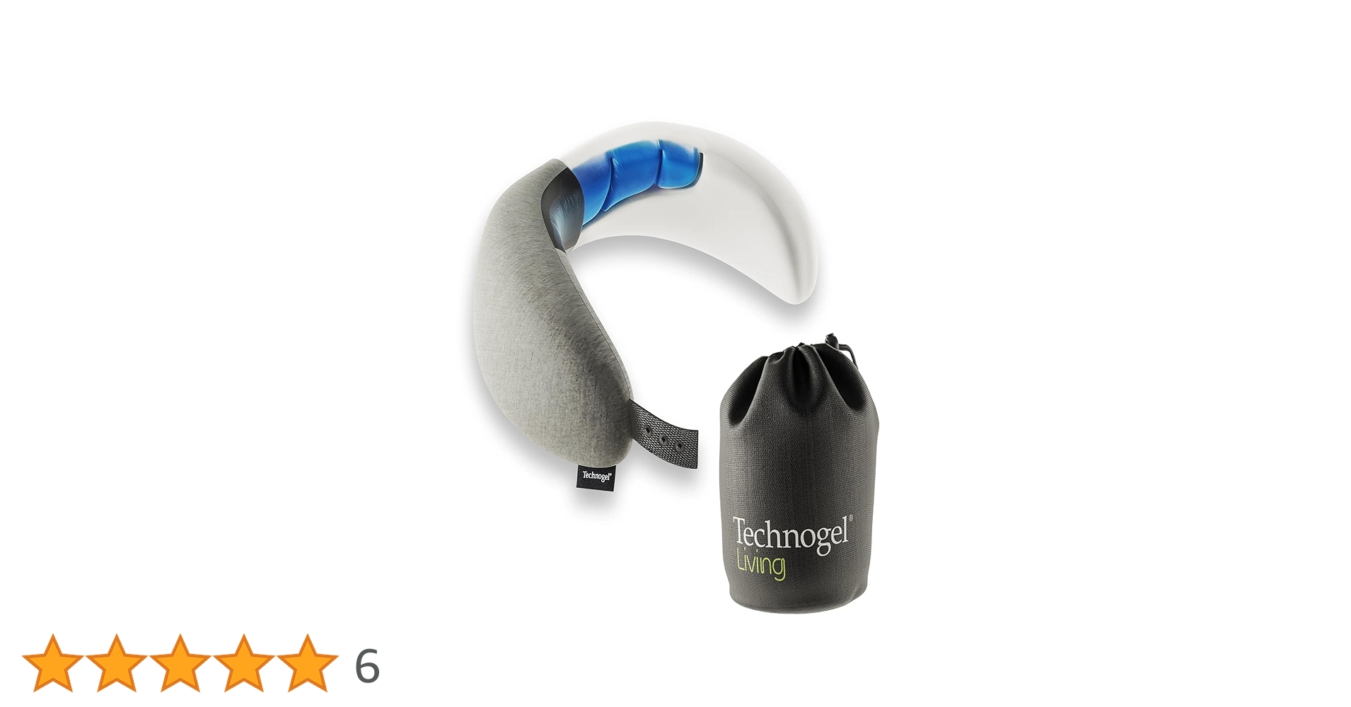 【新品未開封】TechnogelConvexoAdjustablePillow Amazon.com: Technogel 2IN1 Travel Neck Pillow with Gel I