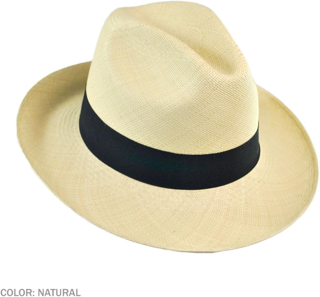 Panama Straw Fedora by Jaxon Hats