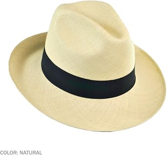 Panama Straw Fedora by Jaxon Hats