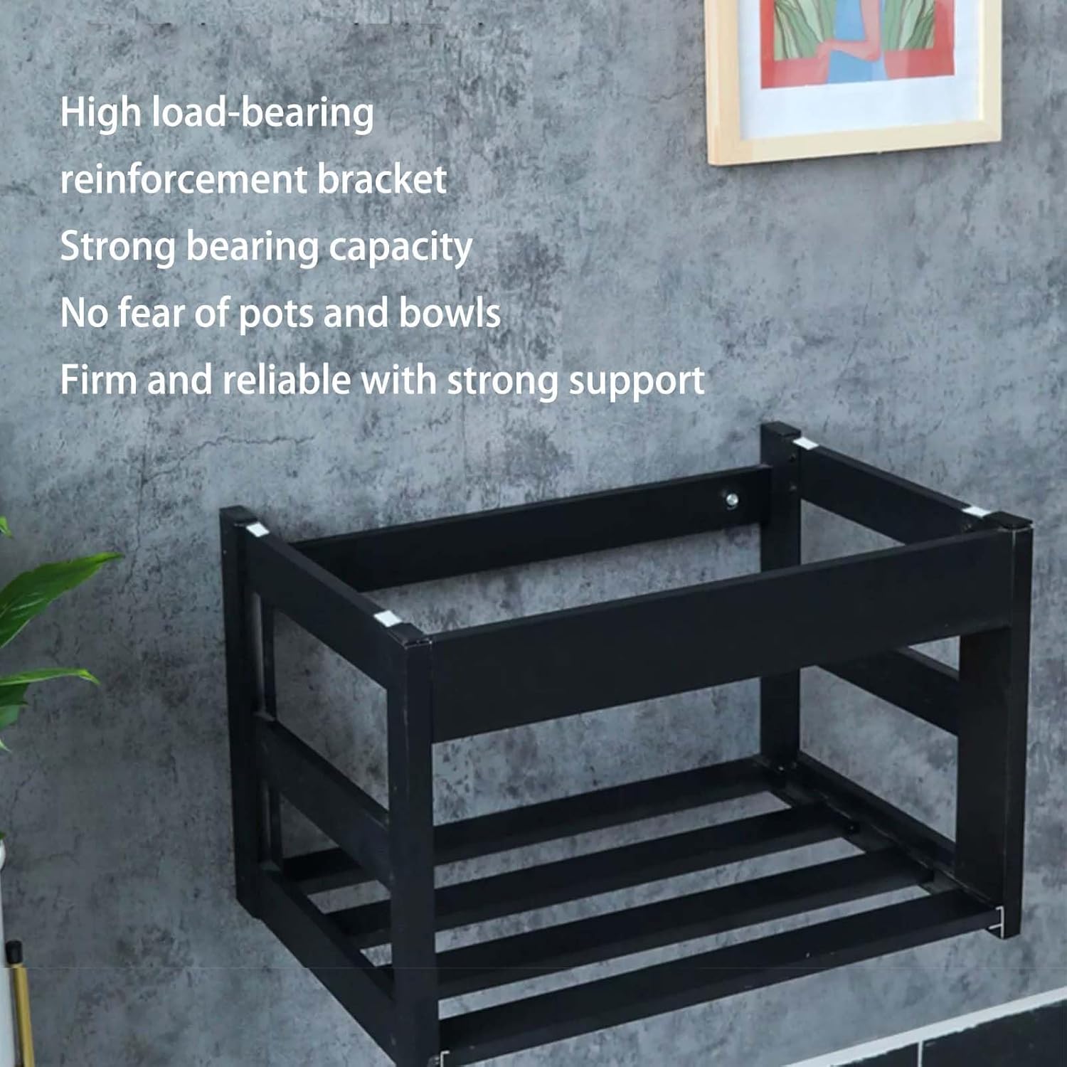 Wall-mounted sink, kitchen sink, stainless steel kitchen sink, 304 stainless steel, scratch-resistant and high-temperature resistant, durable, suitable for kitchen, restaurant ( Size : 53*38*35cm/21*1