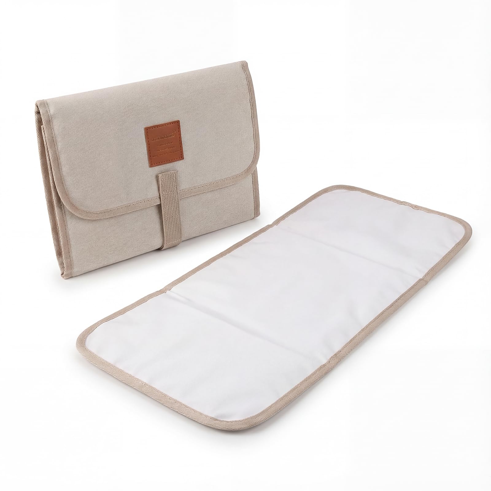 Wickelunterlage Unterwegs, Waschbar Wickelunterlage Abwaschbar, Faltbare & Tragbare Wickelunterlagen, Platzsparend Wasserdichte Wickelauflage Unterwegs für Reisen & Zuhause