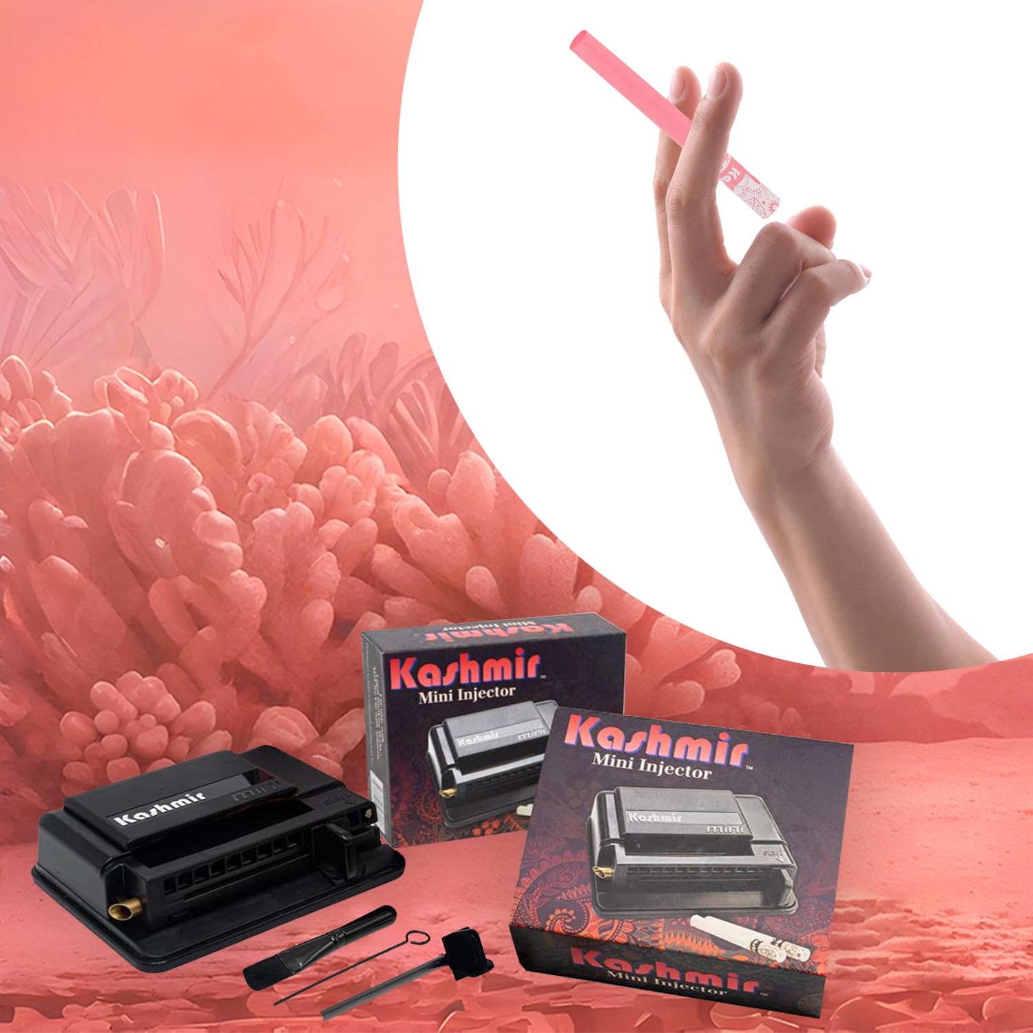 Amazon.com: Kashmir Cigarette Tubes Coral – 200 Count King Size Tubes with  Smooth Draw & Clean Burn, No Tearing, Compatible with Most Injector Machines,  Empty Cigarette Tubes, Proudly USA Made : Health