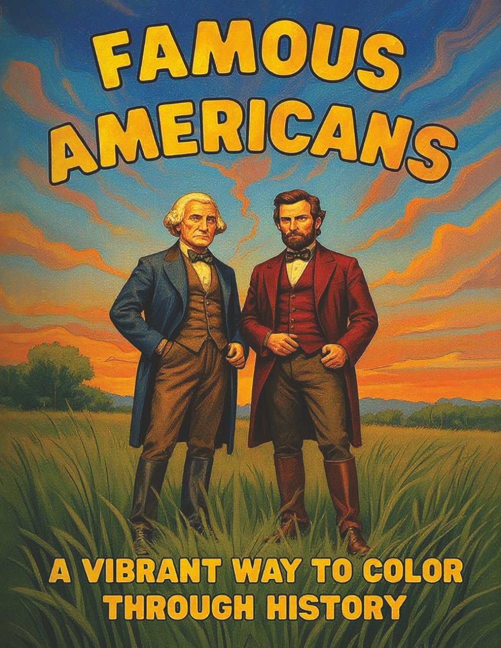 Famous Americans: A Vibrant Way to Color Through History
