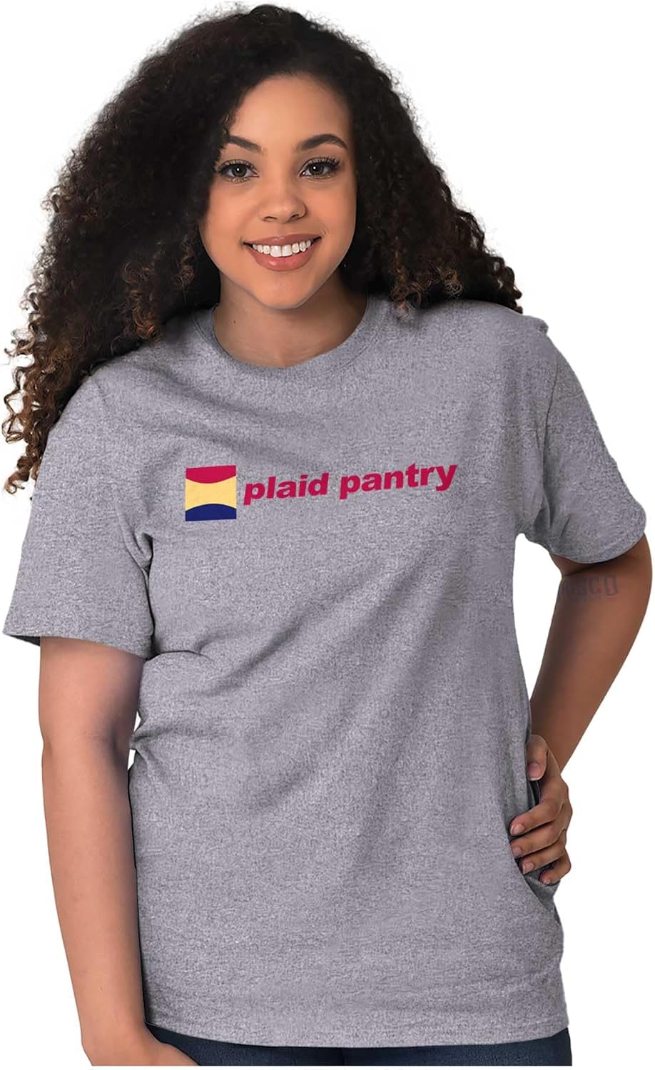 Plaid Pantry Store Minimalist Logo Graphic T Shirt Men or Women