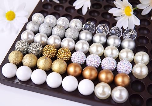 Miniatura 2 de Cuentas de goma de mascar de 0.78 pulgadas para bolígrafos, cuentas de 0.78 pulgadas para mezclar artículos de cuentas, cuentas acrílicas de 0.78