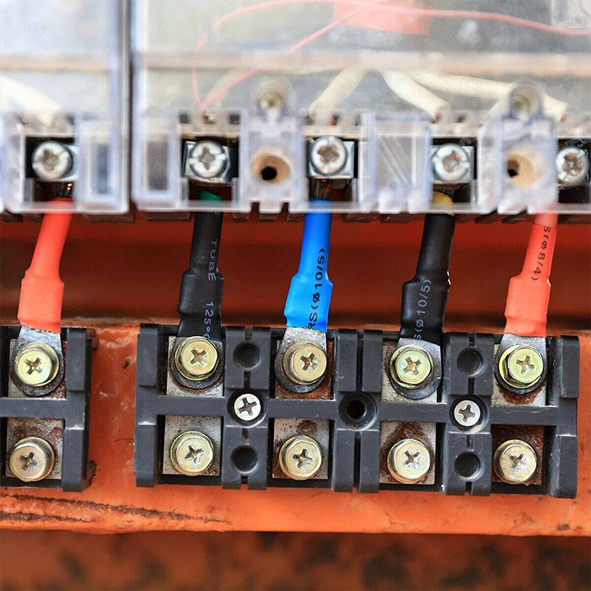 Set di 678 manicotti termorestringenti per cavi elettrici per auto, connettori a crimpare isolati, kit con scatola