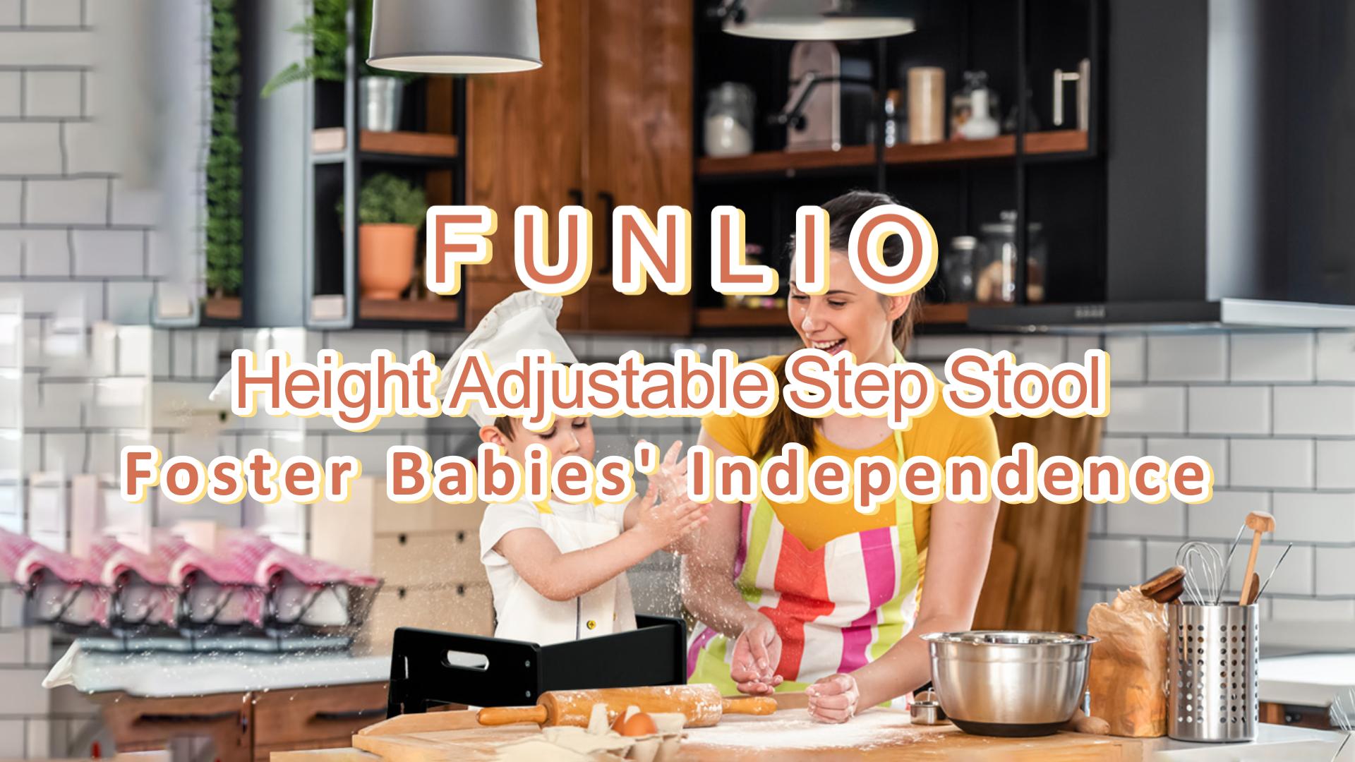 Tour D'Apprentissage Montessori FUNLIO - Réglable 3 Hauteurs Avec Filet