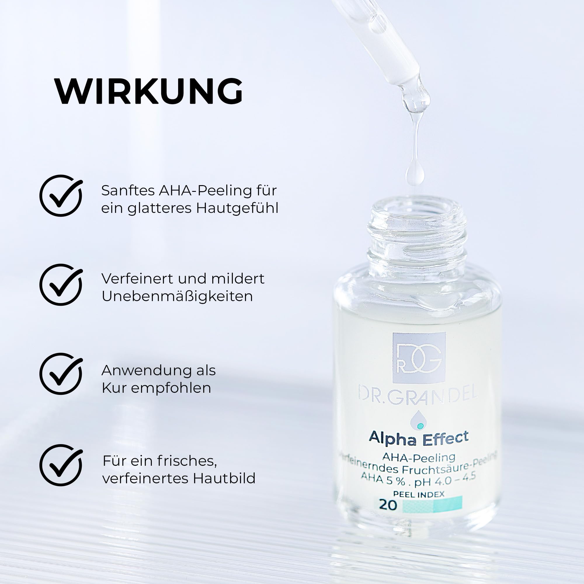DR. GRANDEL CLEANSING Alpha Effect AHA-Peeling 20 Fruchtsäure-Peeling 30 ml