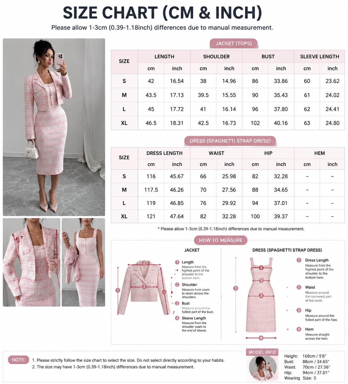 Ensemble Femme Chic Et Elegant Ensemble Deux Pièces En Tweed Pour Femme Veste Blazer Élégante À Carreaux Et Robe Midi Moulante Ensembles Deux Pièces Jupe Et Tailleur Vintage Pour Le Tra