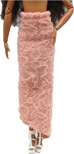 Miniatura 24 de Ropa de muñeca, 5 conjuntos de trajes de primavera pantalones cortavientos sombrero para muñecas de 11.5 pulgadas, accesorios estilo aleatorio (A)