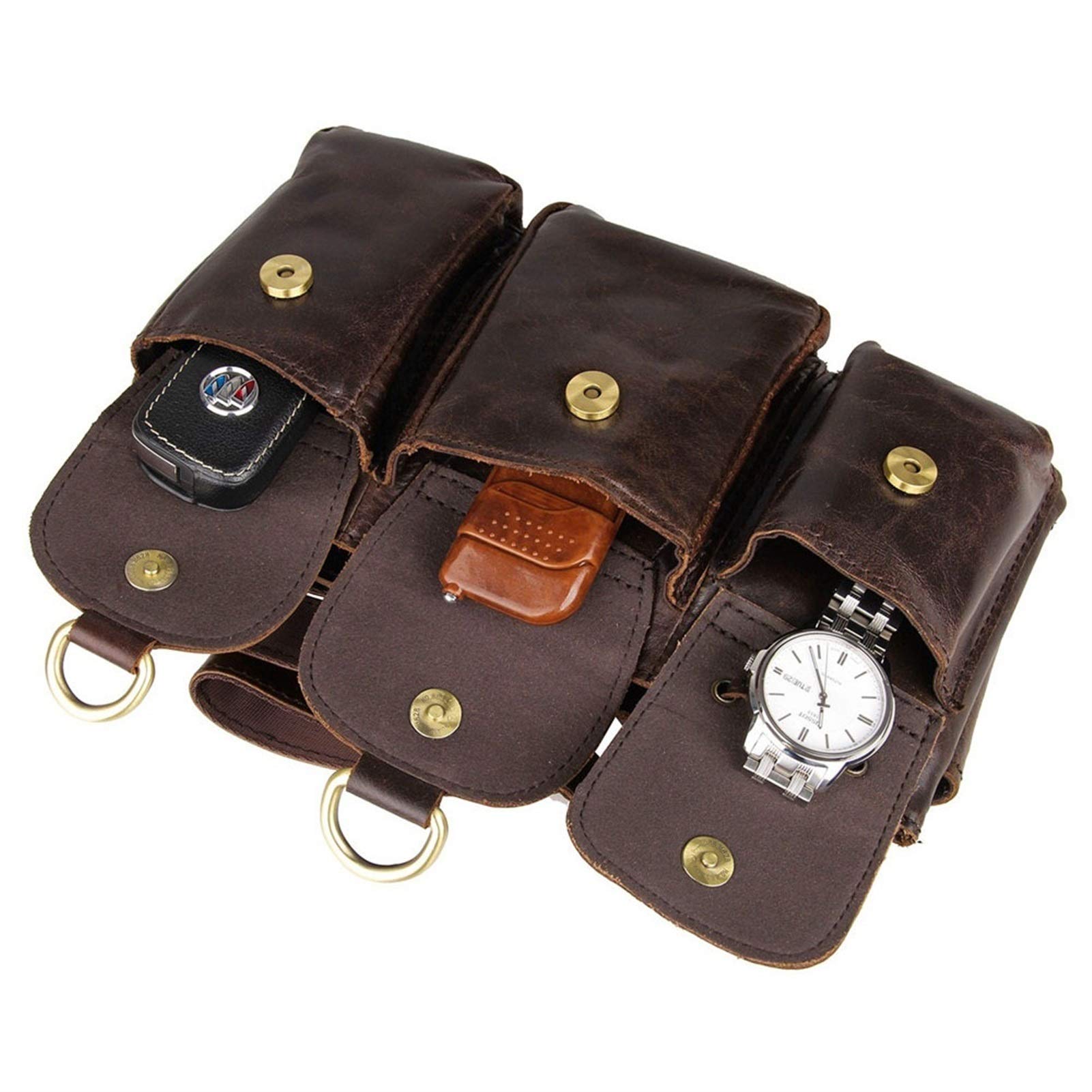 Marsupi Running Unisex, Confezione Marsupio pacchetto di Fanny Hip cinghia regolabile uomo Bum Sling Bag petto Borsa for Workout Viaggi escursionismo Jogging Outdoor Sports Marsupi Viaggio Regolabile
