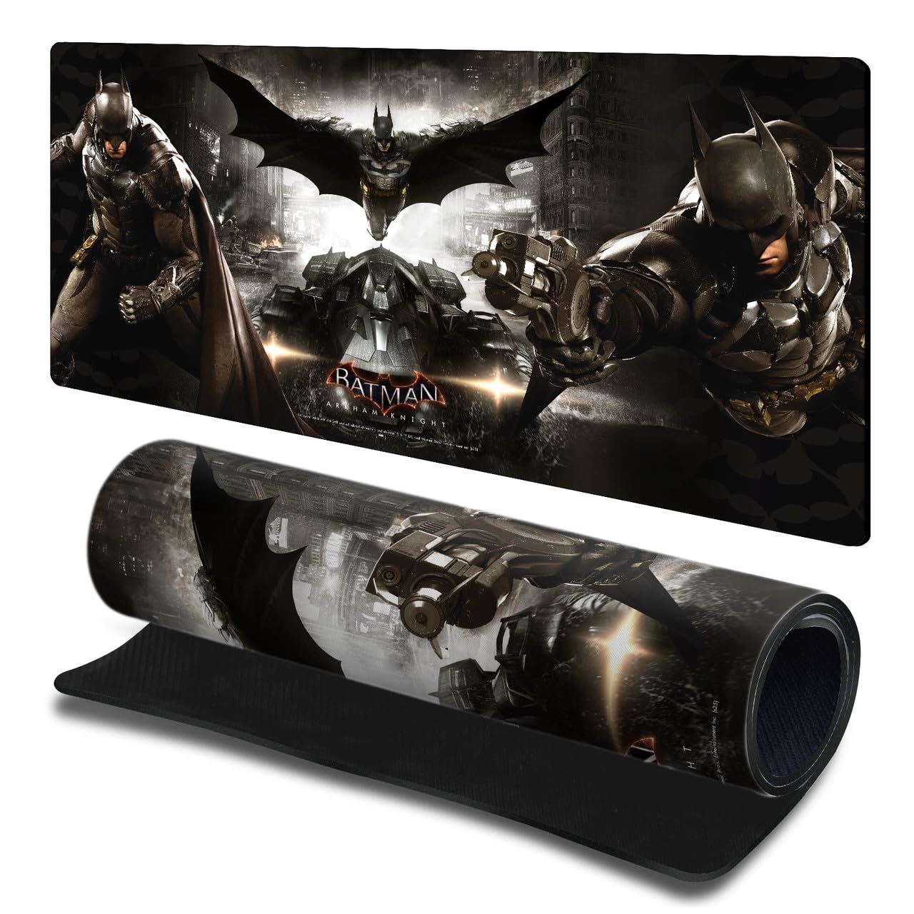 Head Case Designs Officially Licensed Batman Arkham Knight Key Art Graphics Gaming Office Desk PC Keyboard Mouse Mat Pad 23.62 x 11.81 x 0.12 inches (600 x 300 mm) - L