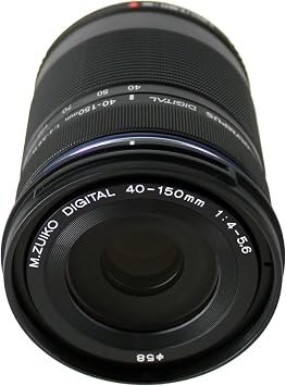 OM SYSTEM Olympus M. 40-150mm F4.0-5.6 R Zoom Lens Black for Olympus and Panasonic Micro 4/3 Cameras - International Version
