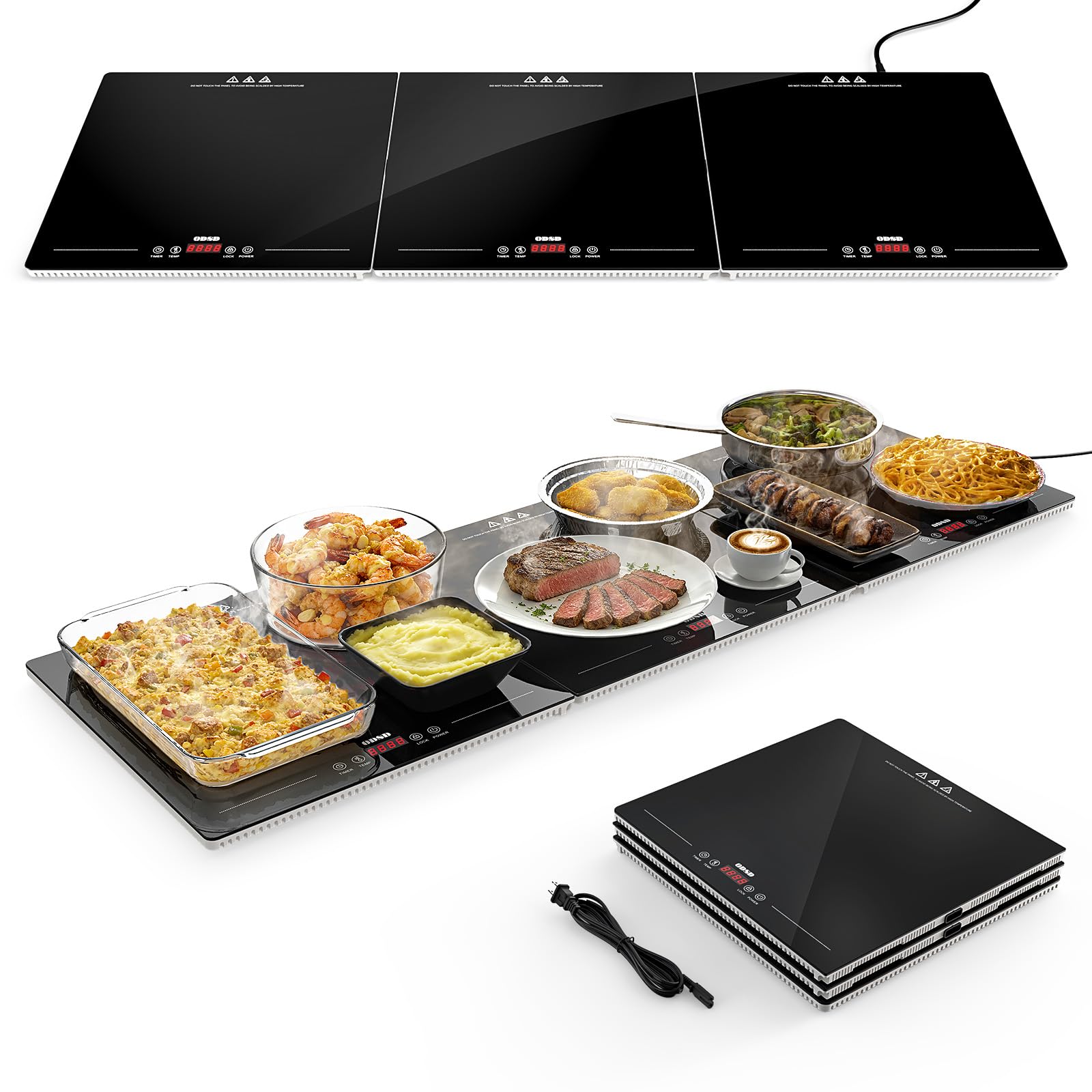 ODSD 3-in-1 Electric Warming Tray