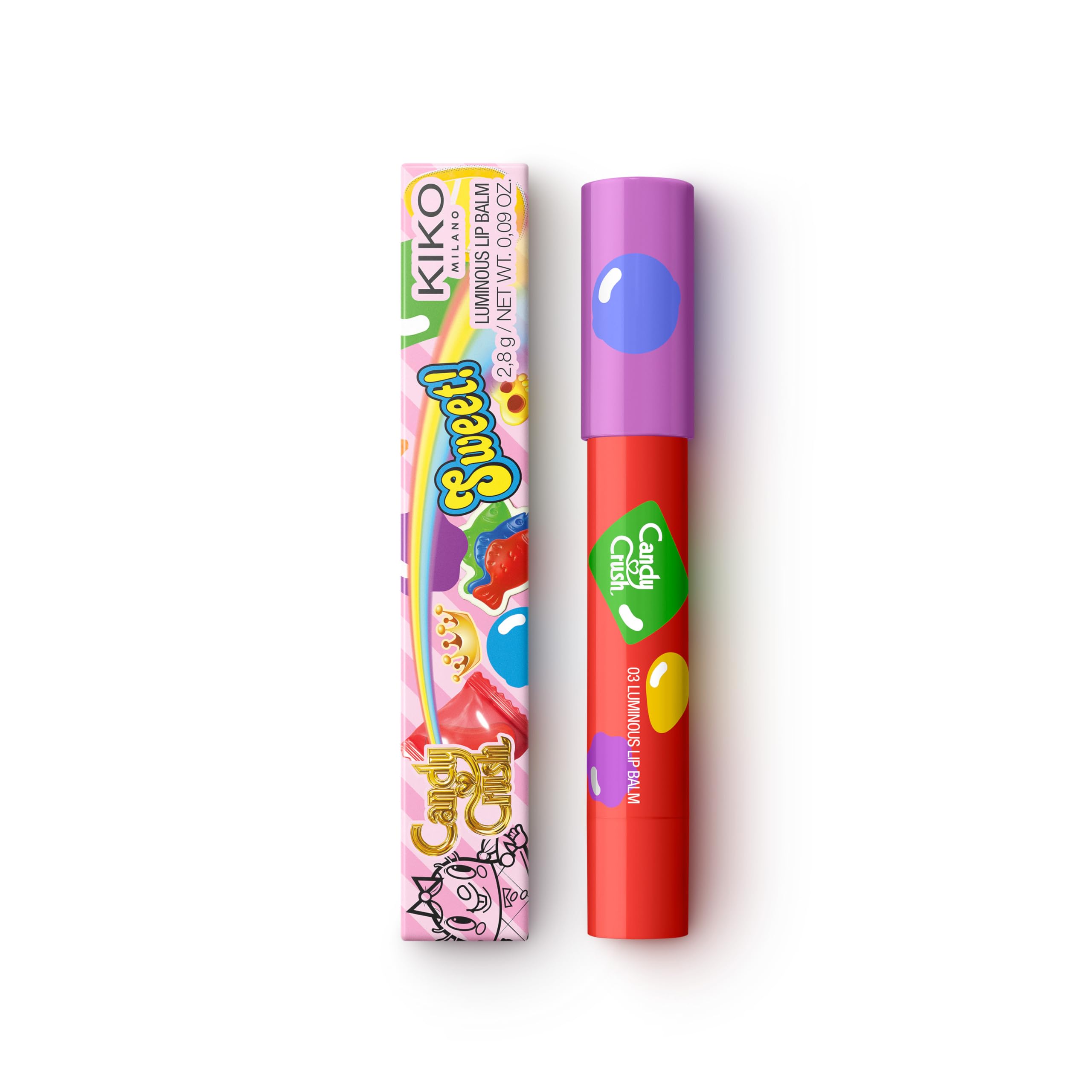 KIKO Milano Candy Crush™ Luminous Lip Balm 03, Full-Colour And Luminous-Finish Lip Balm, 03 Rose Sundrop - Image 3