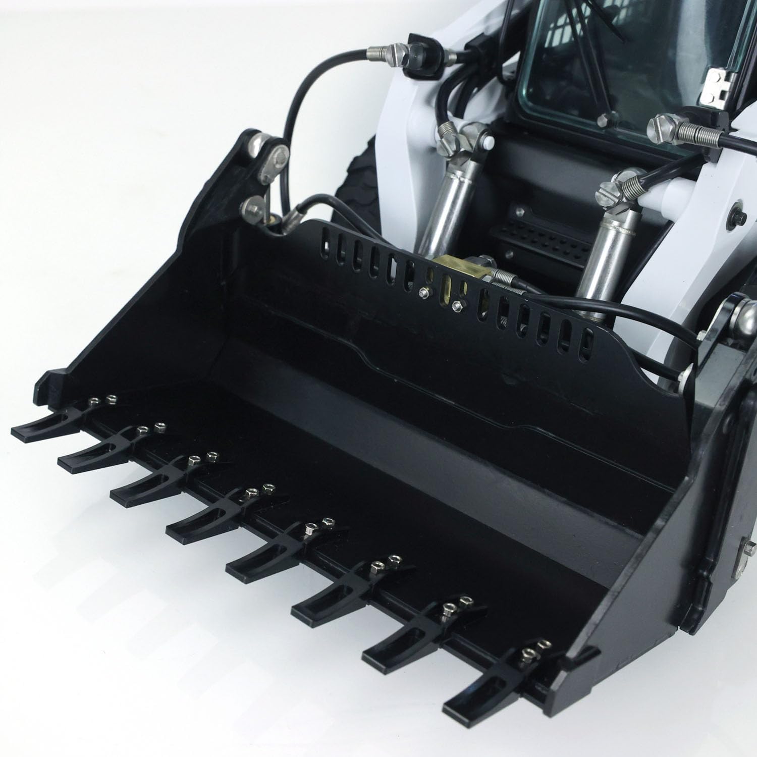 TOUCAN RC HOBBY Lesu 1/14 Metal Aoue-Lt5H Wheeled Skid-Steer Rc Hydraulic Loader RTR Model Sound