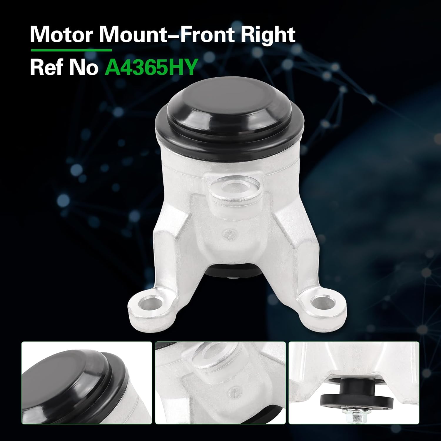 Engine Motor Transmission Mount Kit Compatible with Altima 2007-2012 3.5L V6 & Maxima 2009-2014 3.5L V6 Auto CVT Trans, Replace OE A4355HY A4356HY A7362 A4365HY A7363 A7361 6pcs