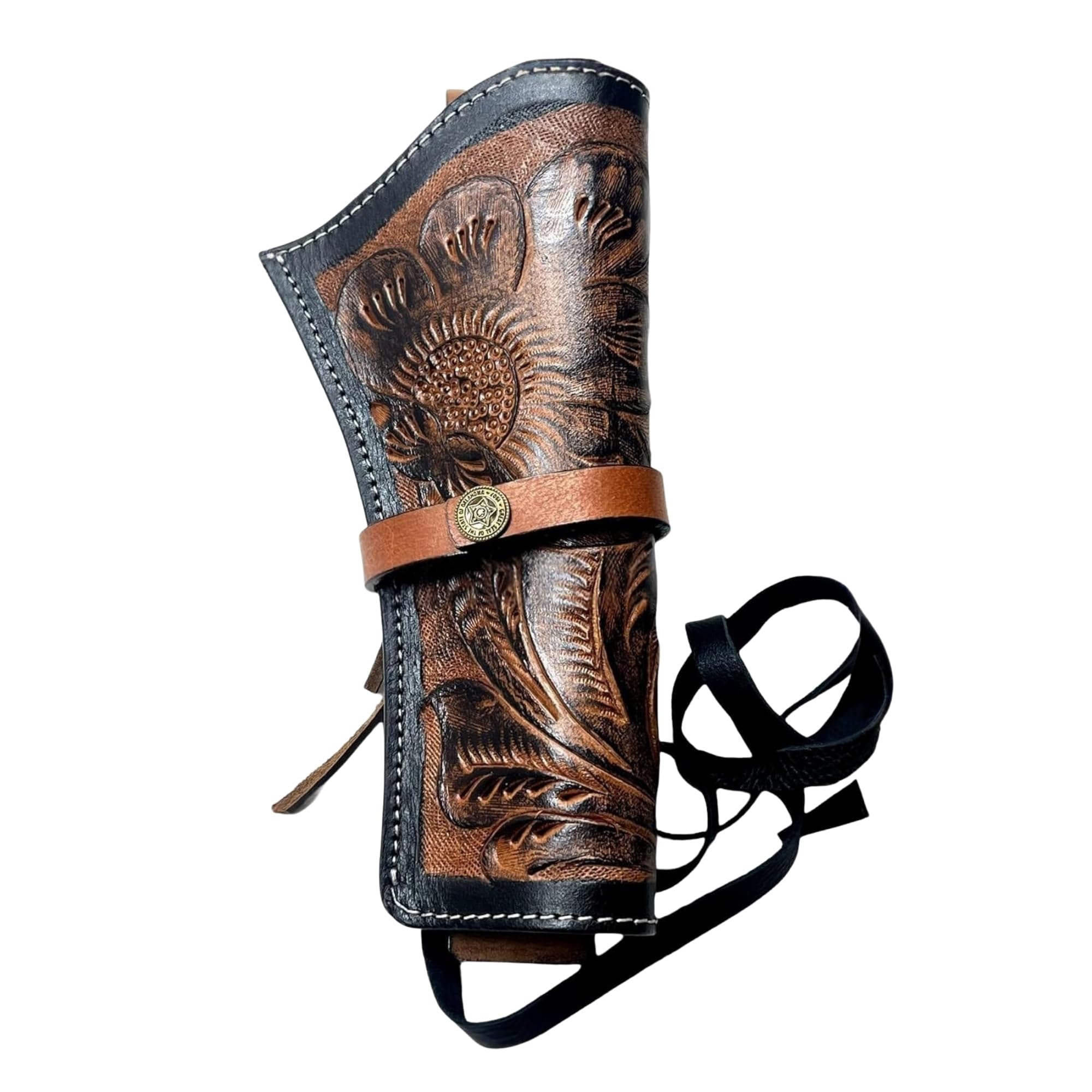 warreplica Leather Western Gun Holster Heritage 22 Holster .38 .44 .45 .357 .358 Cowboy Holsters for Revolvers 4" to 8" Approx Heritage Rough Rider Leather Holster