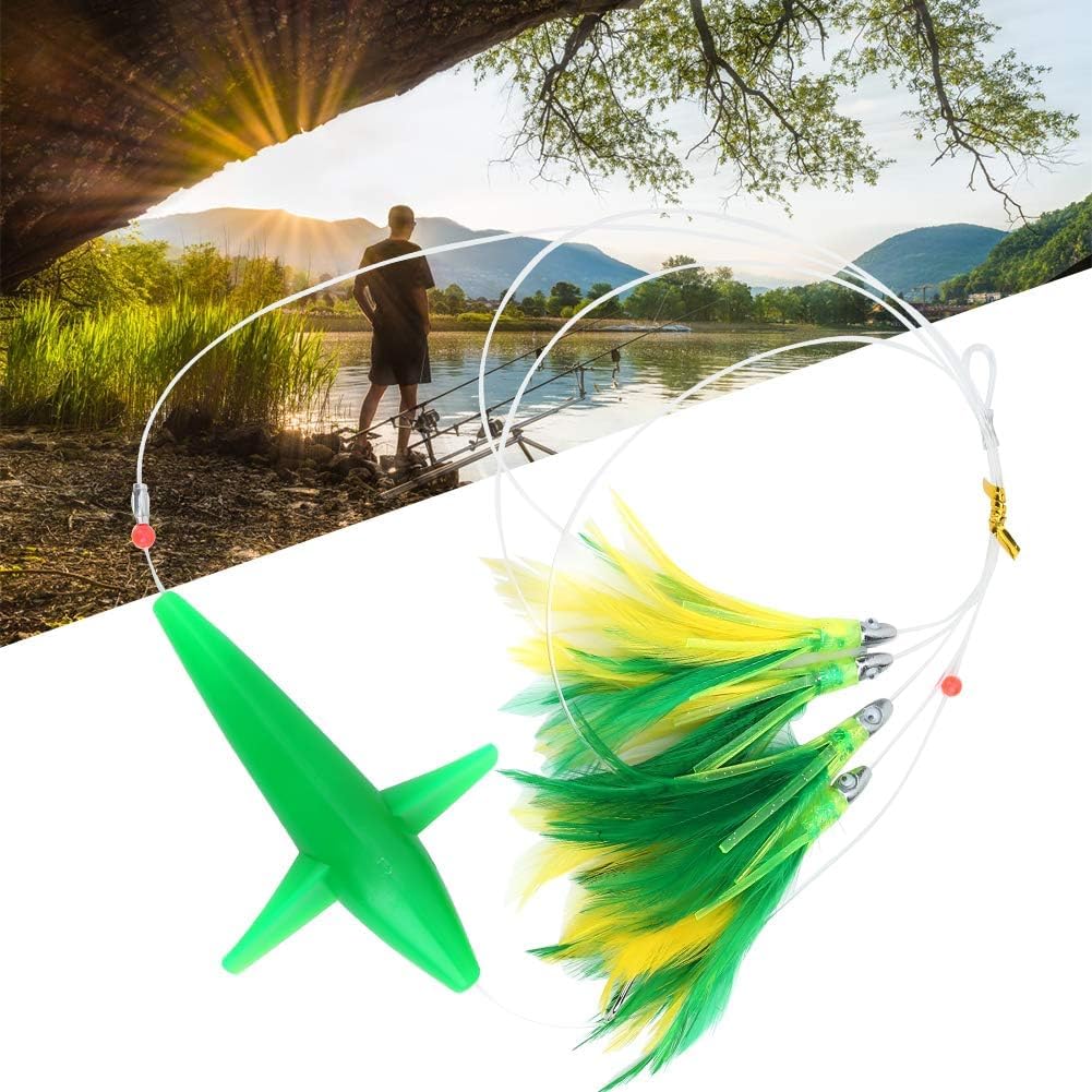 HERCHR Señuelos De Pesca De Trolling, Schwertfisch Pluma Atún Artificial Pesca Señuelo Tease Gran Señuelo Cebo Accesorios para Mahi, Atún, Wahoo Y Más