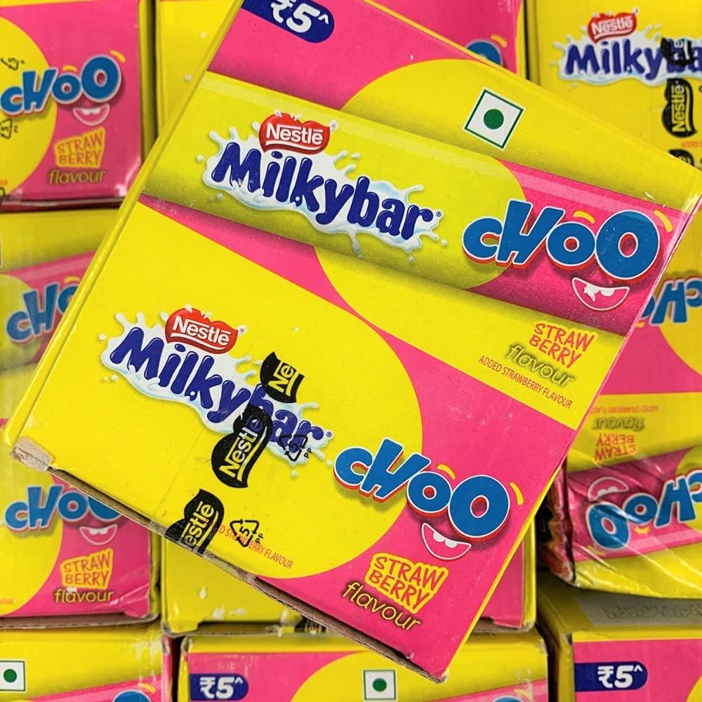 Case Of 28 x Milkybar CHOO STRAWBERRY 10g (INDIA) Amazon.co.uk Grocery