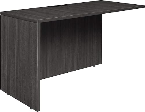 Regency Legacy - Carcasa de retorno para escritorios esquineros, 47 pulgadas, color gris ceniza