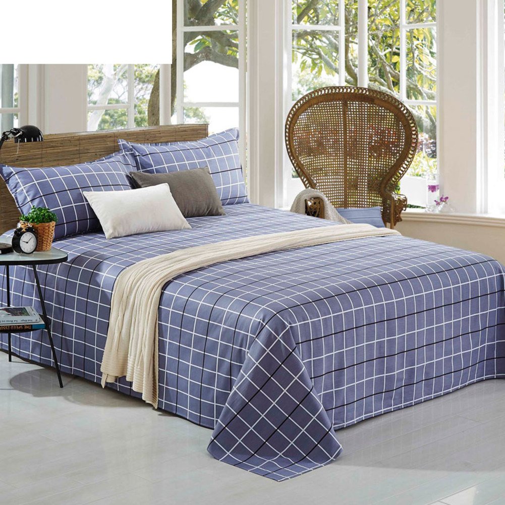 Toile de lin coton sergé fraîche pour nuits d'été sereines en grand lit double