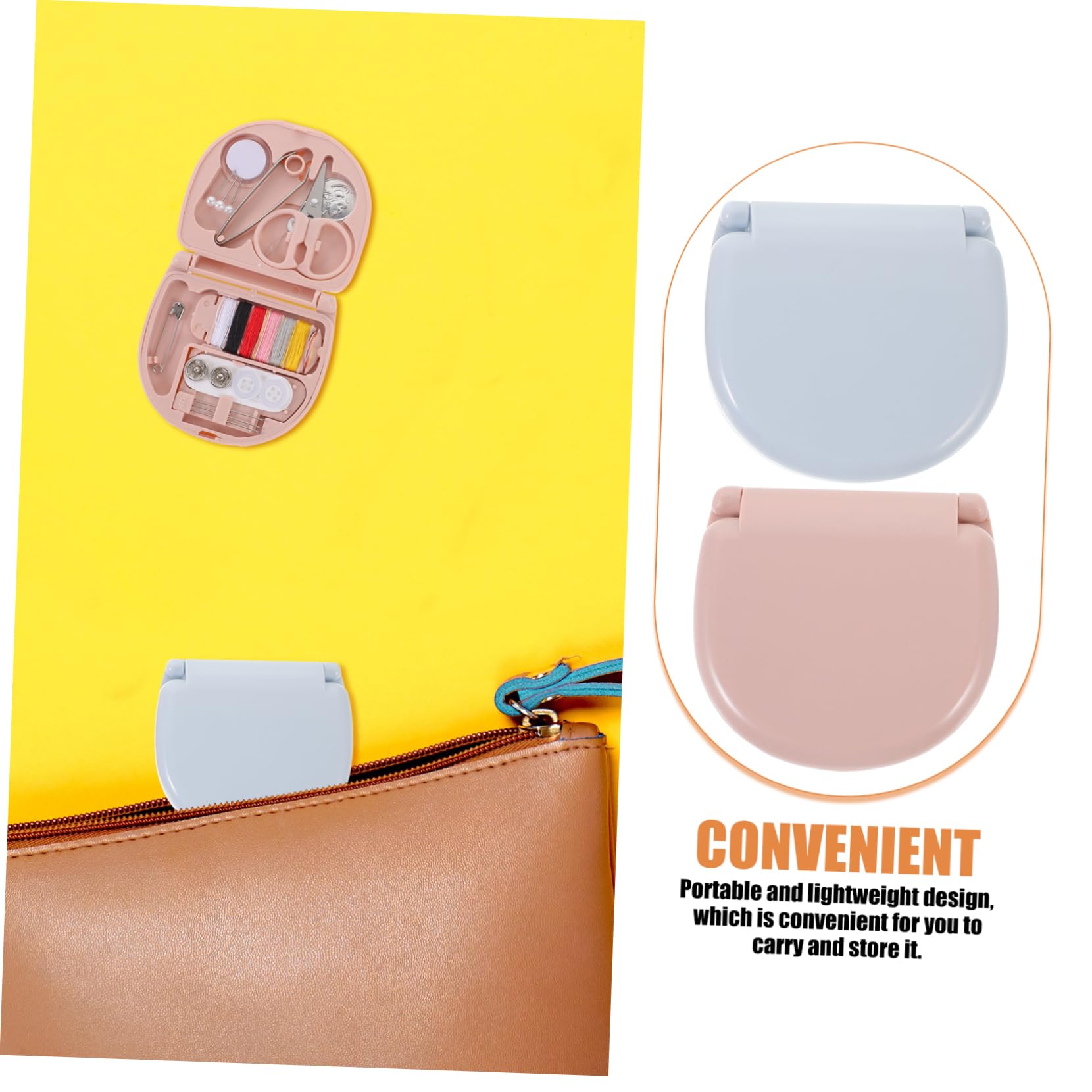 Kit de Costura Portátil de 8 Piezas para Uso Doméstico