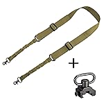 BOOSTEADY 2 Point Traditional Gun Sling Shoulder Strap Trigger Snap with QD Swivel Mount Adjustable