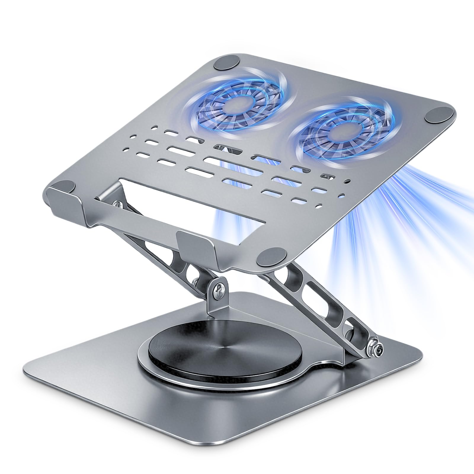 Laptop Cooler Stand with Fan, Ergonomic Adjustable Laptop Cooling Stand