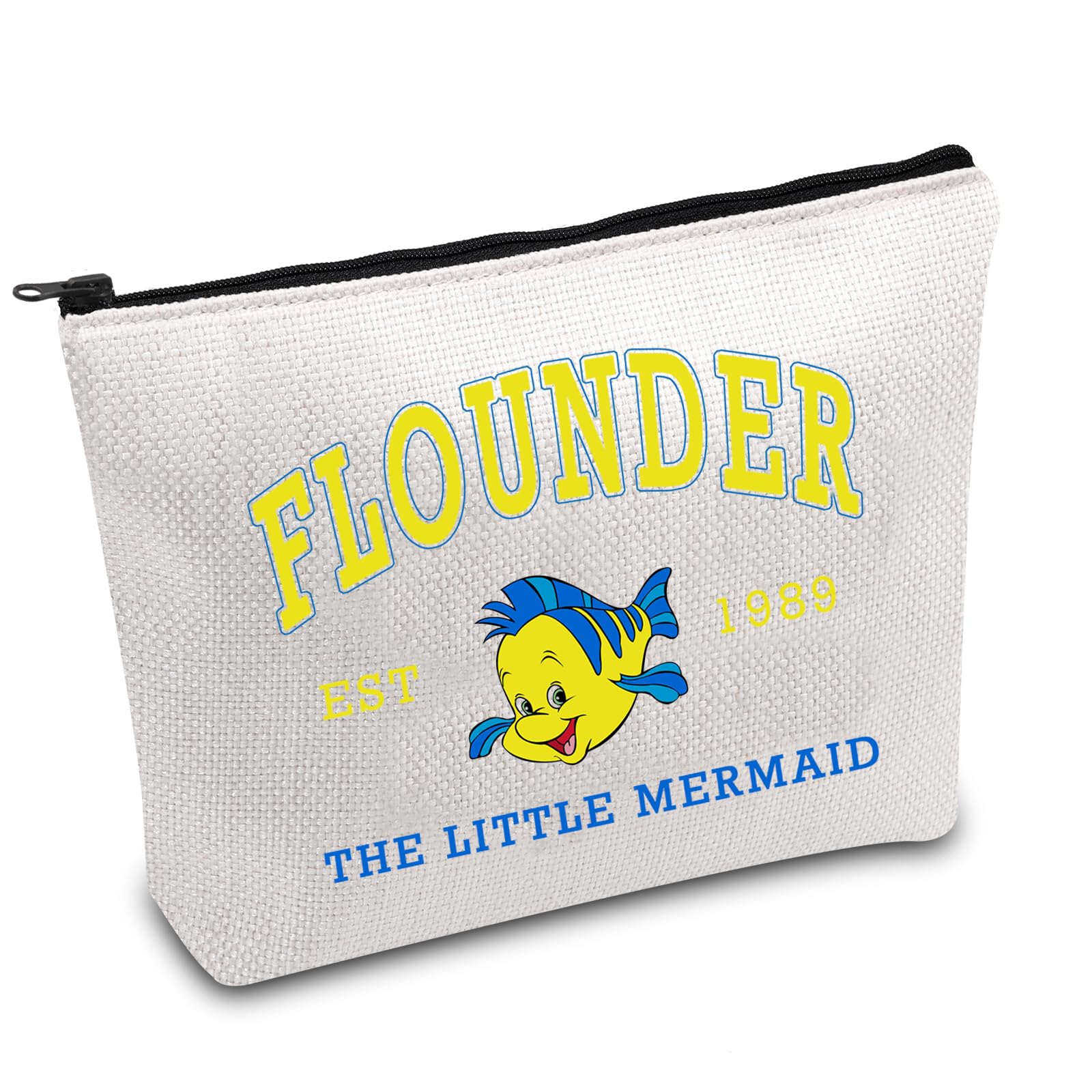 FOTAP Meerjungfrau Kosmetiktasche – Flunder Design, Wasserdicht, 23,5x17 Cm