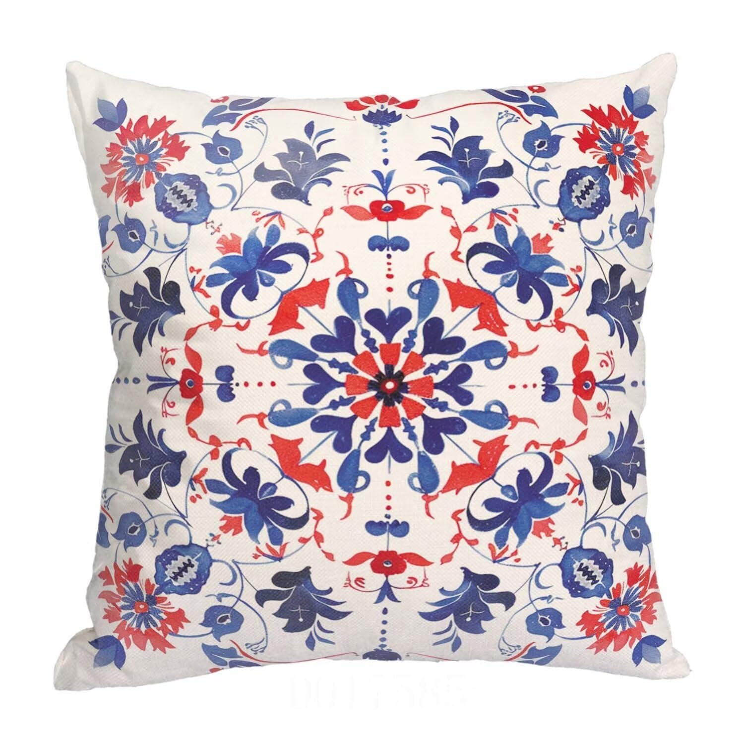 Fundas Cojines SuavesAzul Fundas Cojines Cuadradas Suaves Funda Almohada Cojines Suaves Sillas Jardin para Oficina Jardín Cama Sofá Banco Interior o Exterior Juego de 4 Funda Cojin Bohemia mu-362