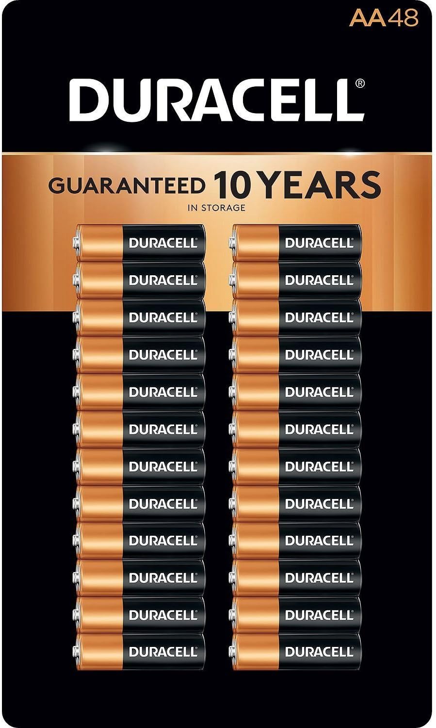 Coppertop Alkaline Batteries AA - 48 pk