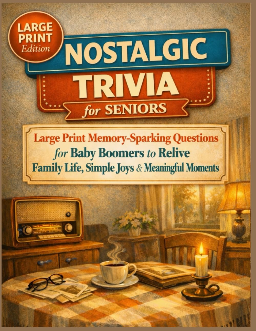 Nostalgic Trivia for Seniors: Large Print Memory-Sparking Questions for Baby Boomers to Relive Family Life, Simple Joys & Meaningful Moments