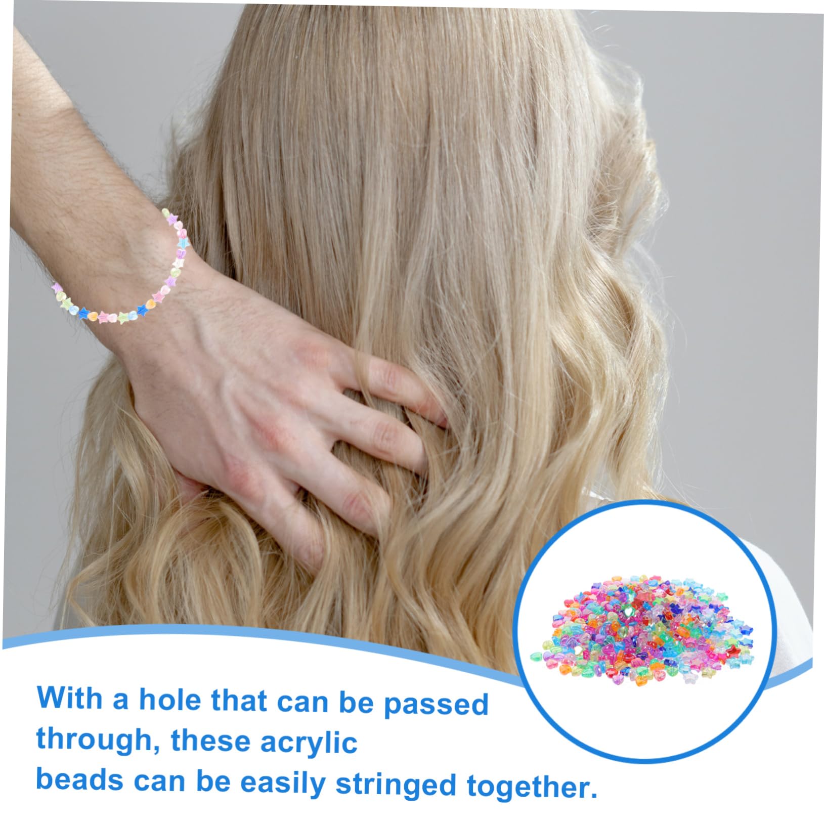 jojofuny 5 Series Kit De Material Para Abalorios Cuentas Para Pulseras Cuentas Espaciador Para Pulseras Hermosas Suministros De De Joyería 600 Piezas X 5