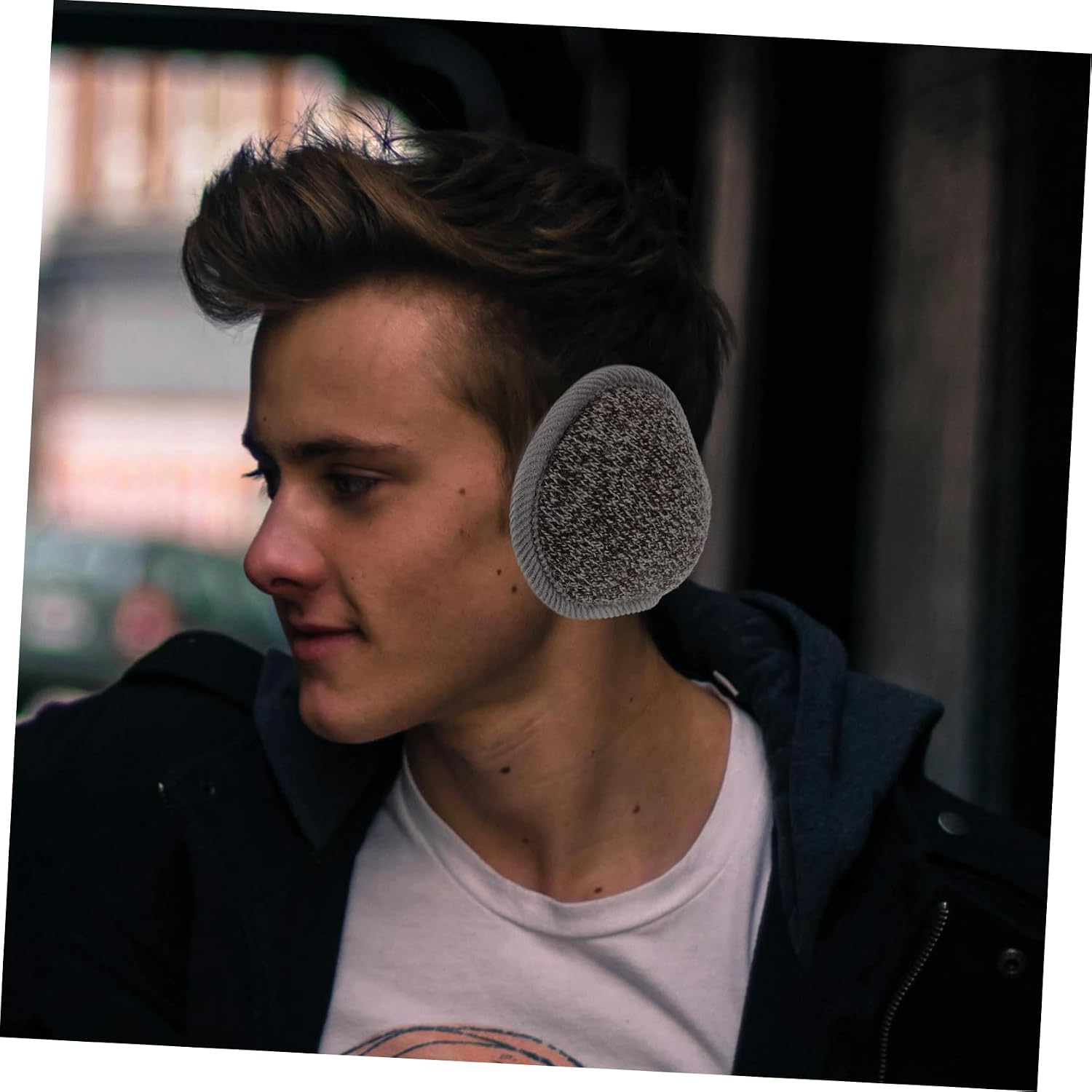 CALLARON Ear Muffs for Cold Weather Plush Ear Warmers for Men Women Foldable Design for Outdoor Sports Stylish Comfortable Earmuffs for Running and Cycling Activities