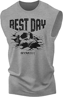 Gymish Lifestyle Rest Day Gym Workout Bodybuilding Lifting Tank Top for Men