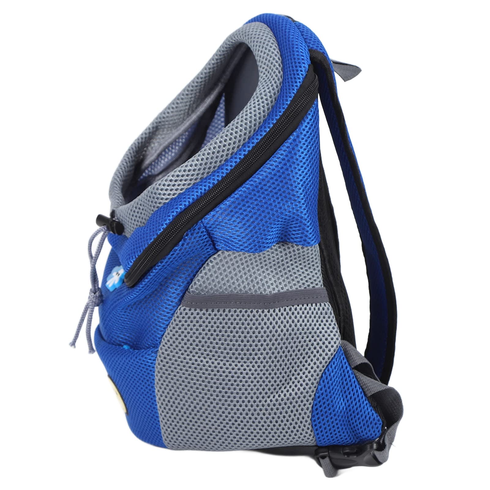 Zaino per animali domestici Zaino da trasporto Traspirante Comodo Spazioso Durevole Borsa da viaggio per escursionismo all'aperto Campeggio con tessuto Oxford e poliestere per (Blu)