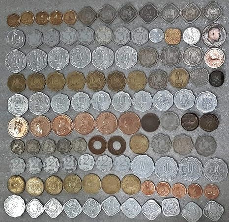 Sansuka  Mughal, British India and Indian 101 Coins Collection Gifting and Project Works