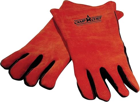 Camp Chef Heat-Resistant Gloves, Red, One Size