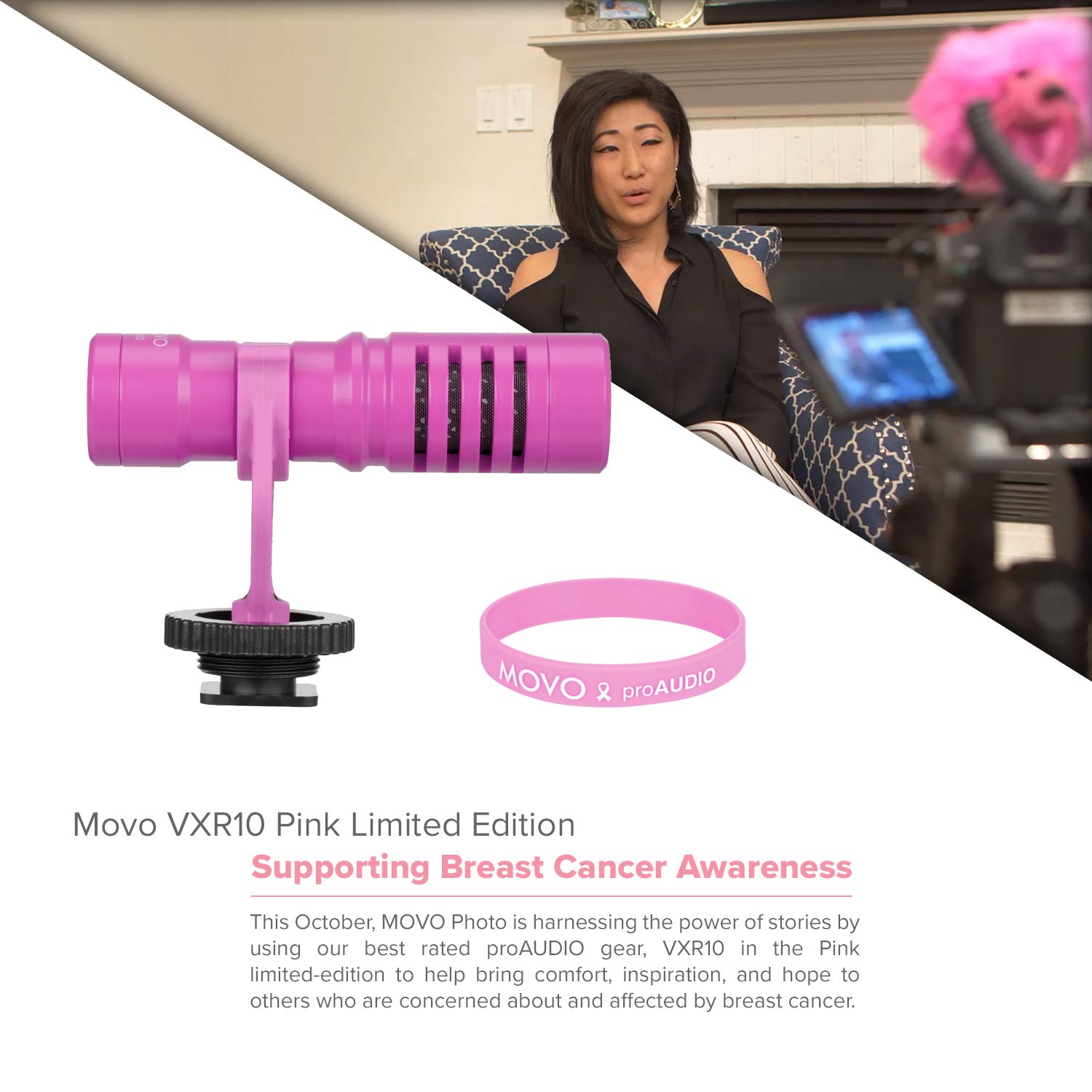 Amazon.co.jp: Movo VXR10 ユニバーサルビデオマイク ショックマウント