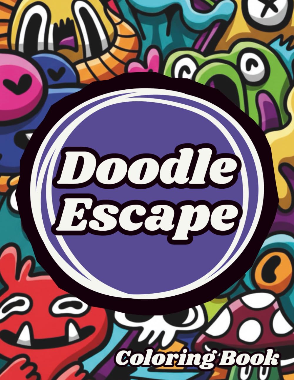 Doodle Escape: A Fun Stress-Relief Coloring Book for Overthinkers Who Need a Break – Book Two: 45 Chill Designs to Help You Switch Off, Relax, and ... Minds, Creative Breaks & Everyday Relaxation)