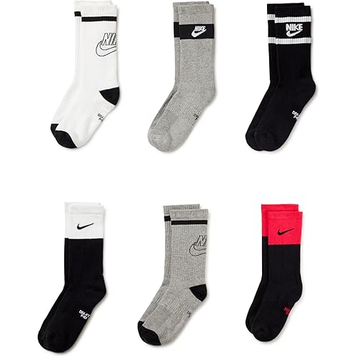 Nike Unisex Adult Everyday Cushioned Crew Socks (6 Pairs)