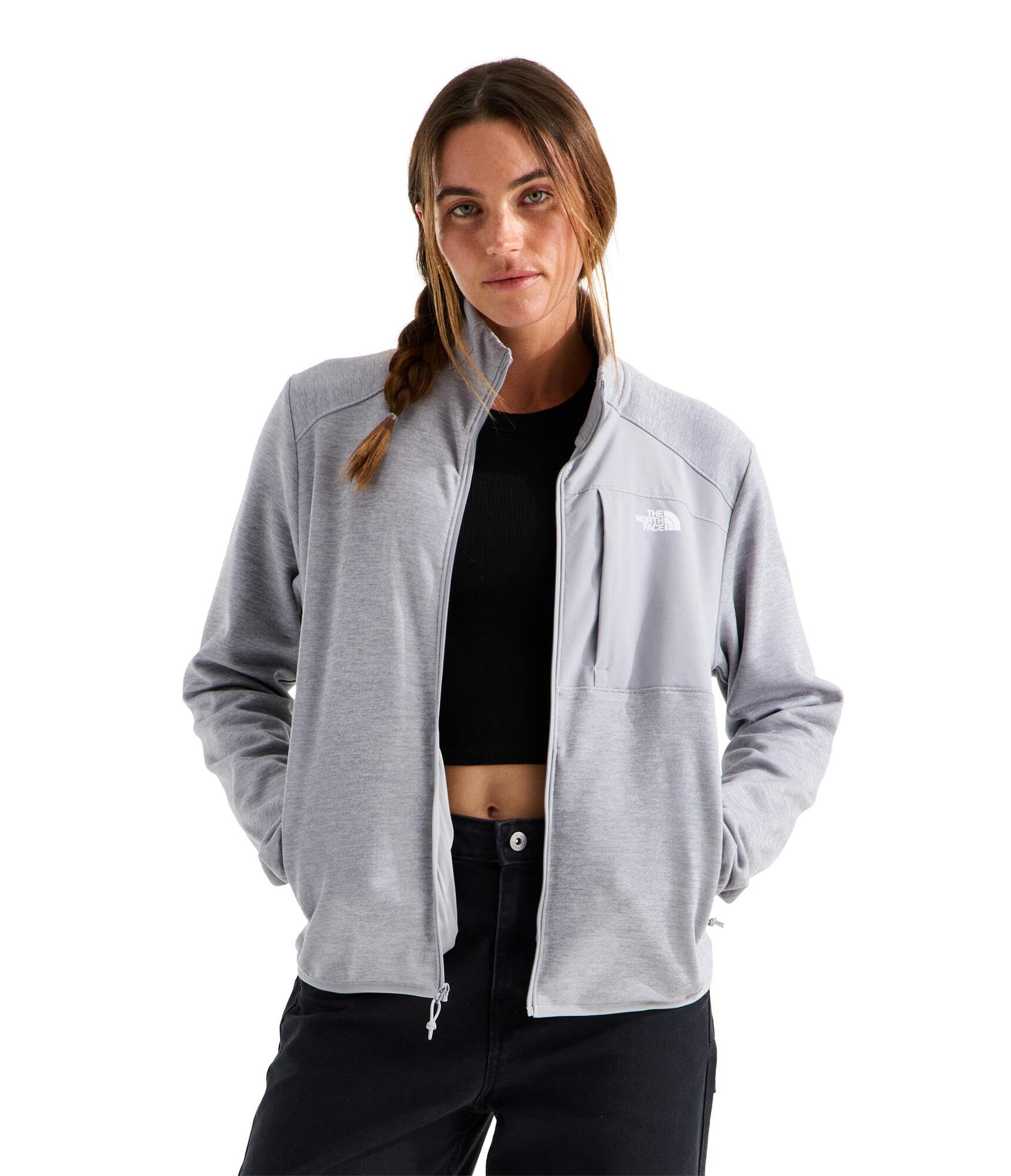 Women's TNF Performance Fleece Full Zip Jacket | Lightweight Pullover With Zip Pockets